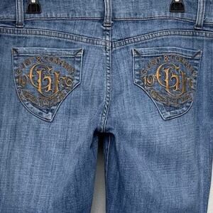 G-Unit | Vintage Flare Embroidered Pocket Jeans Size 13 50 Cent Rap Hip hop 90s